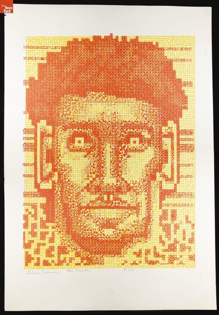 "Head" by Lillian F. Schwartz with Kenneth C. Knowlton