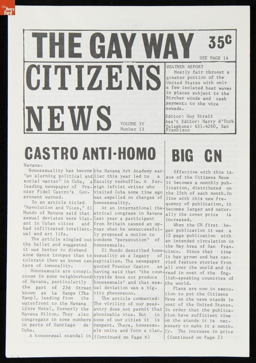 Citizens News, Volume IV, Number13, 1964-1965