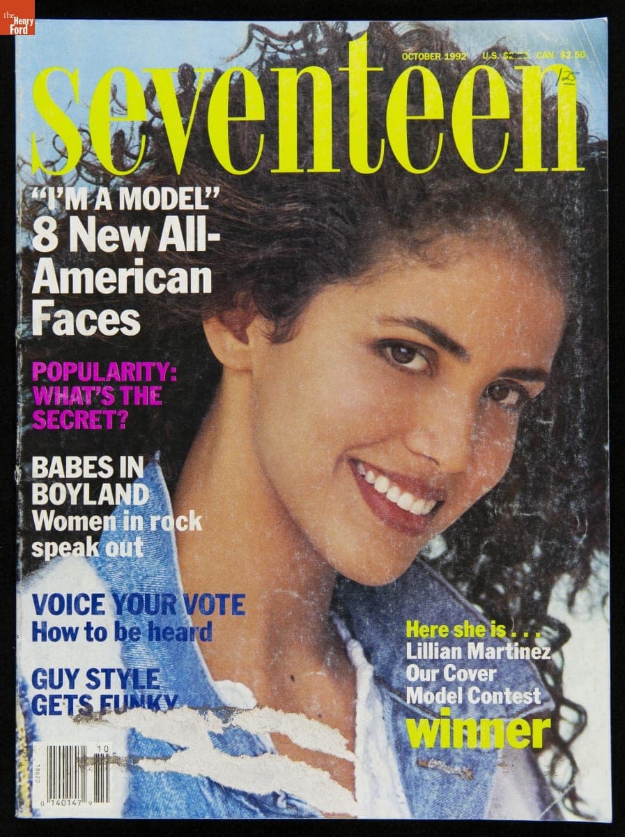 Magazine, "Seventeen," October 1992