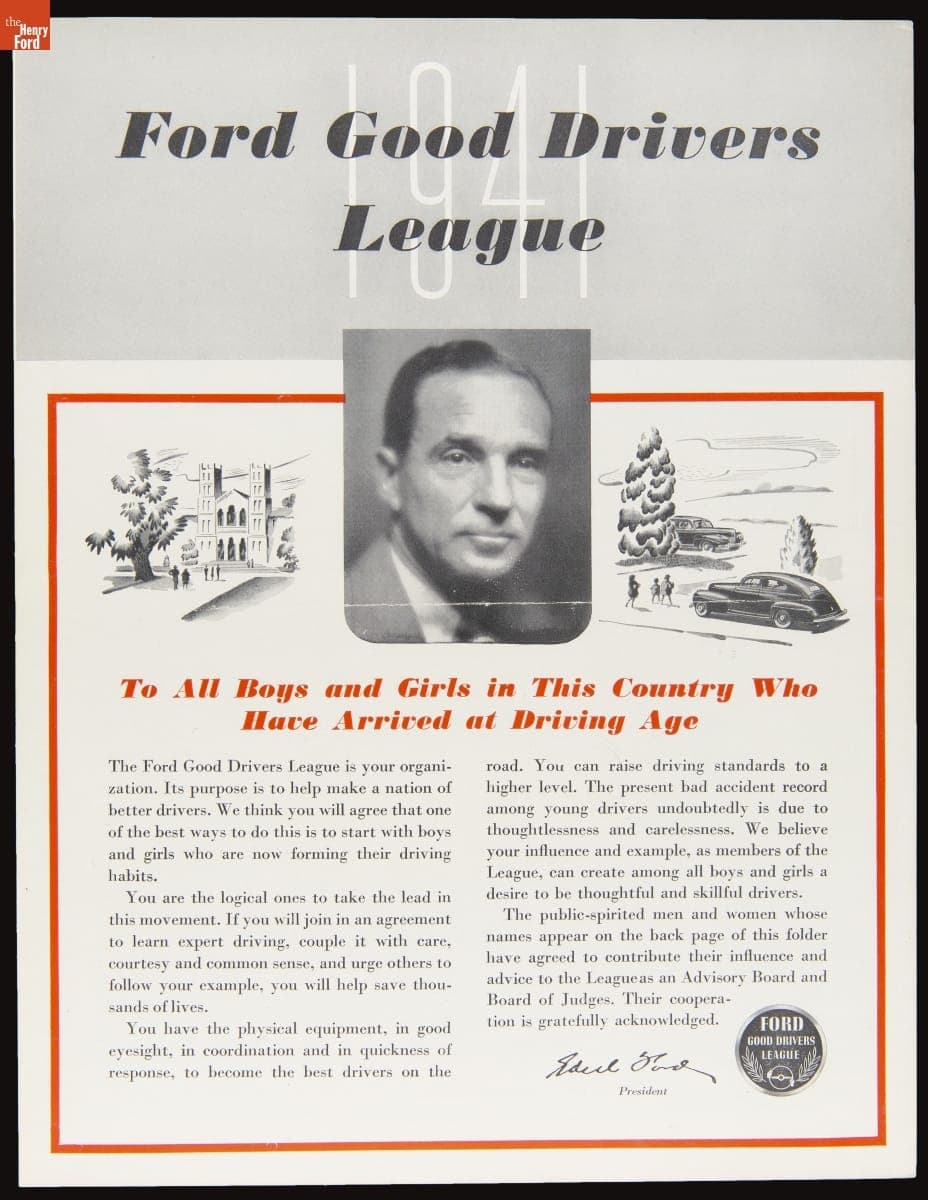 To All Boys and Girls in this Country Who Have Arrived at Driving Age, 1941