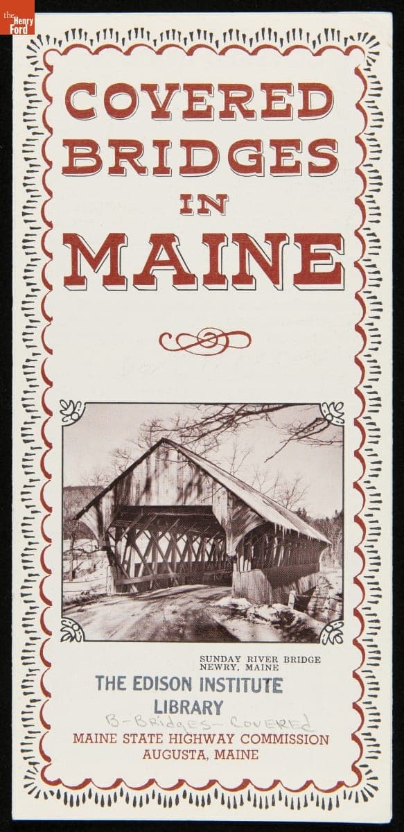 Covered Bridges in Maine, 1956