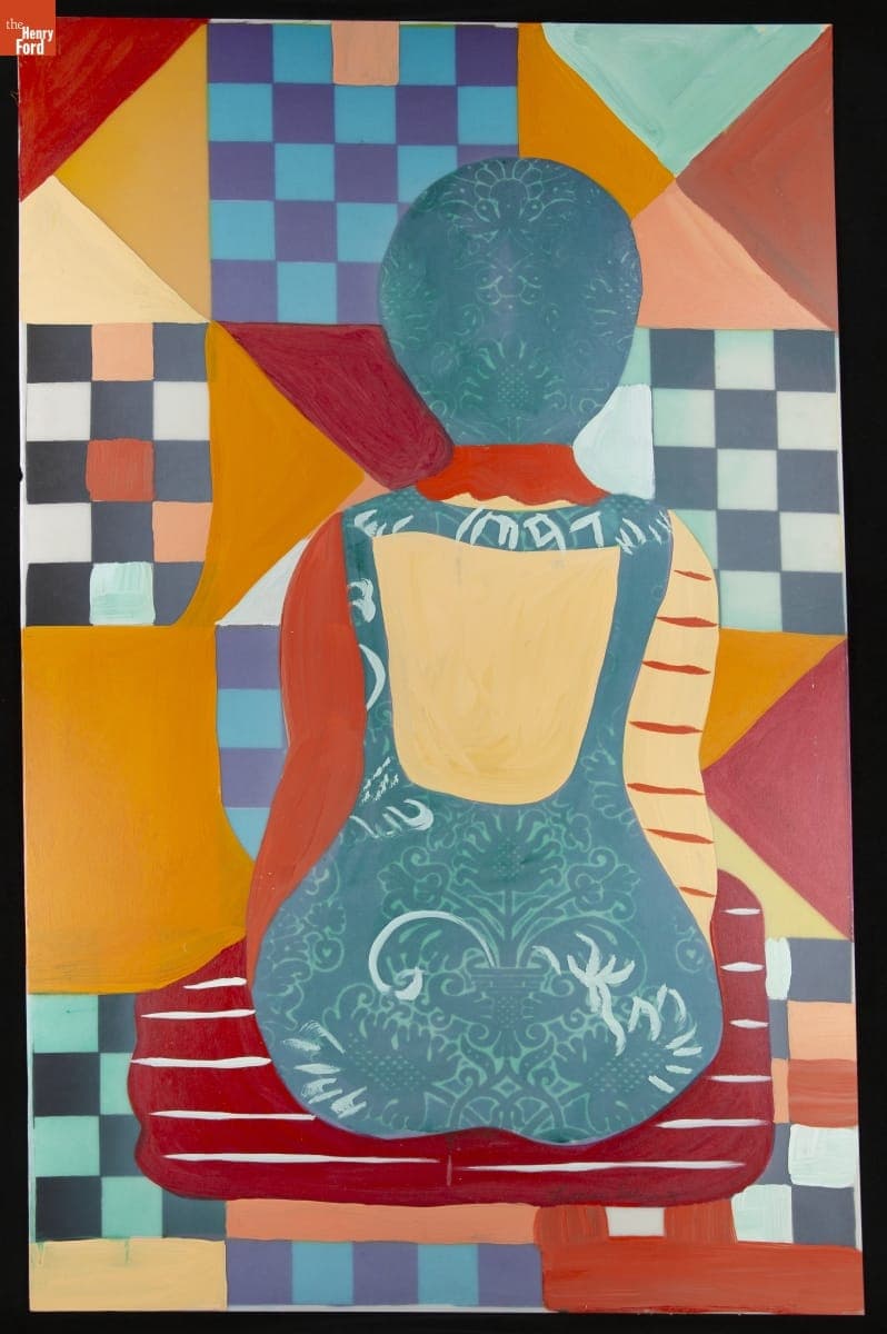 Painting by Lillian F. Schwartz