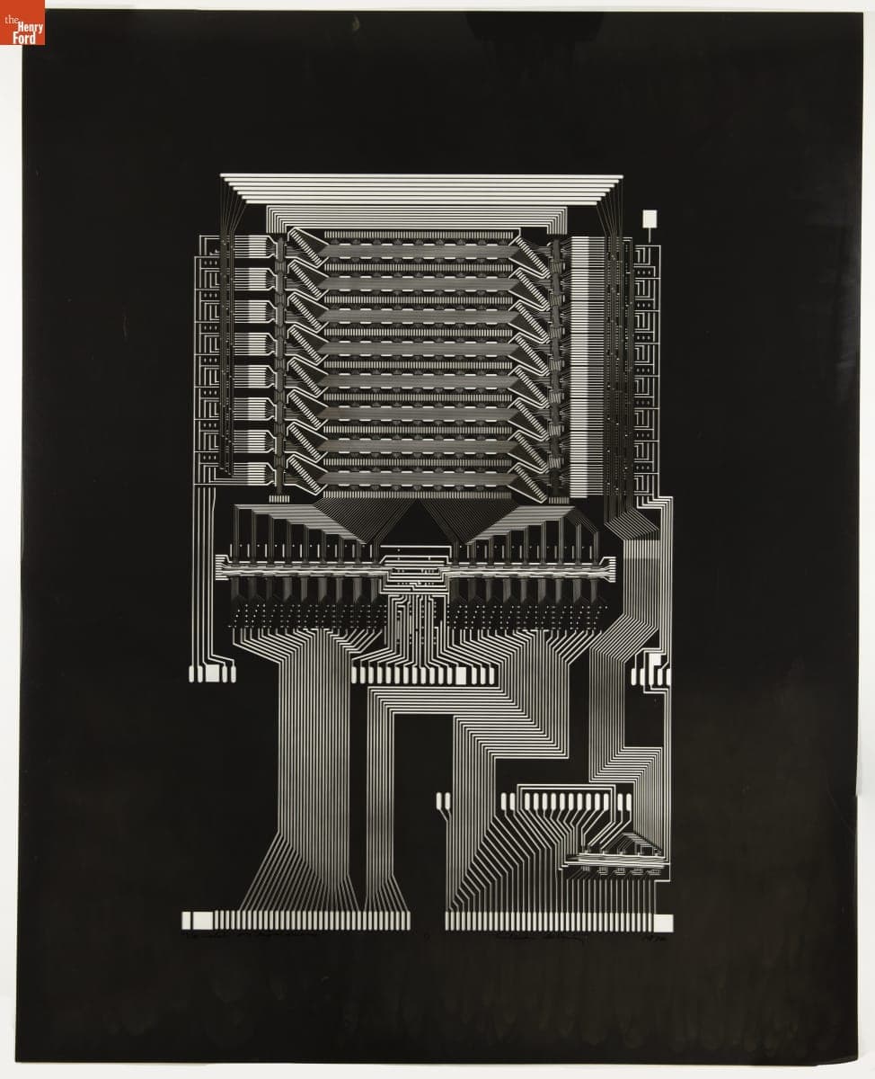 "Variation on a Night Scene" by Lillian F. Schwartz with Robert J. Tatem, 1976