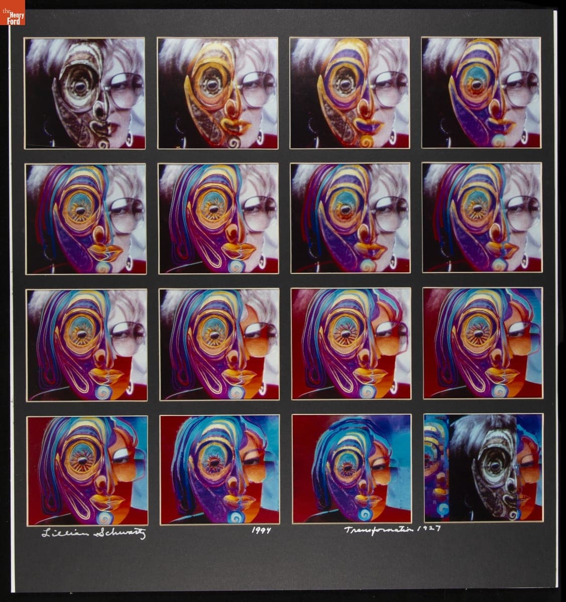 "Transformation 1927" by Lillian F. Schwartz, 1994