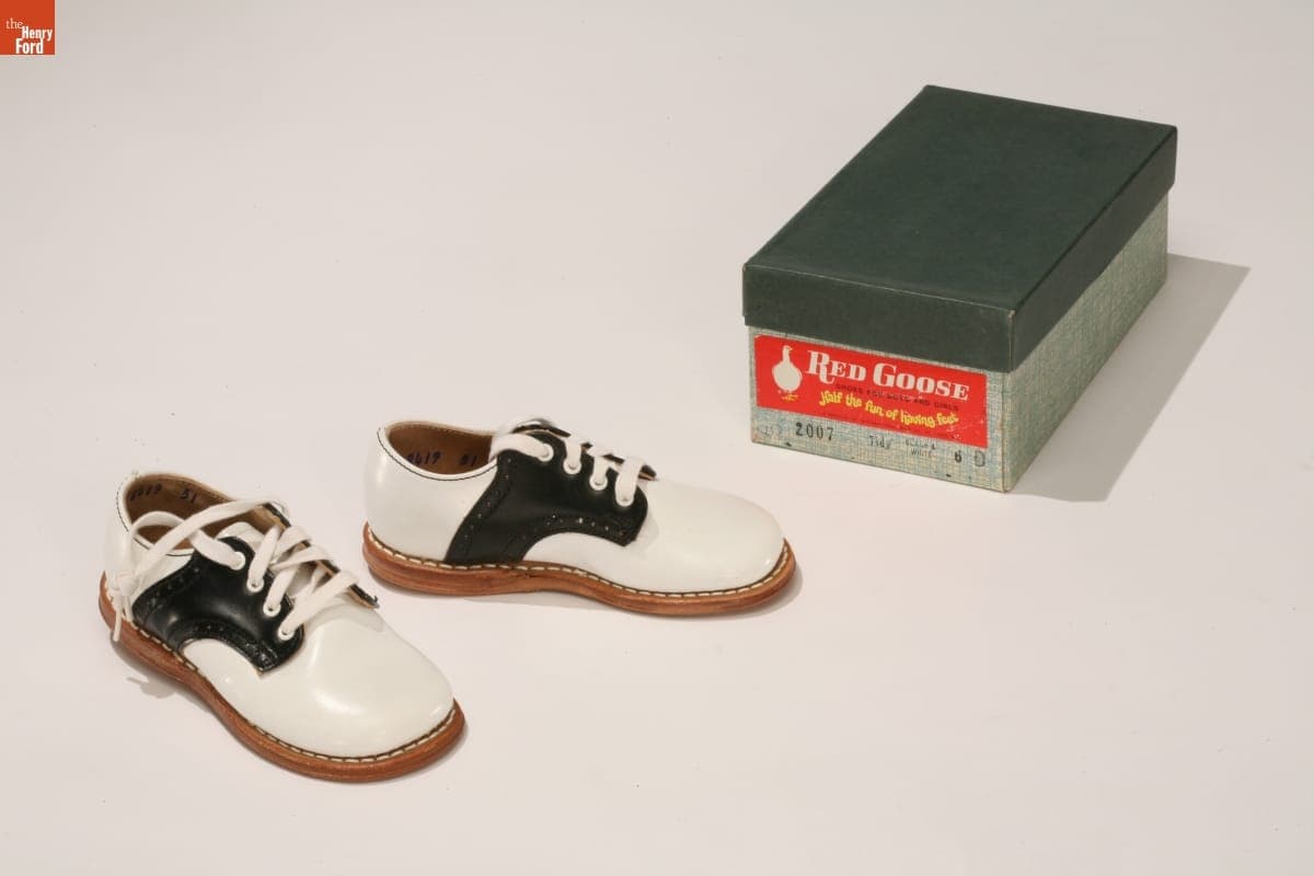 "Tidy" Saddle Oxfords for Babies, 1970-1980