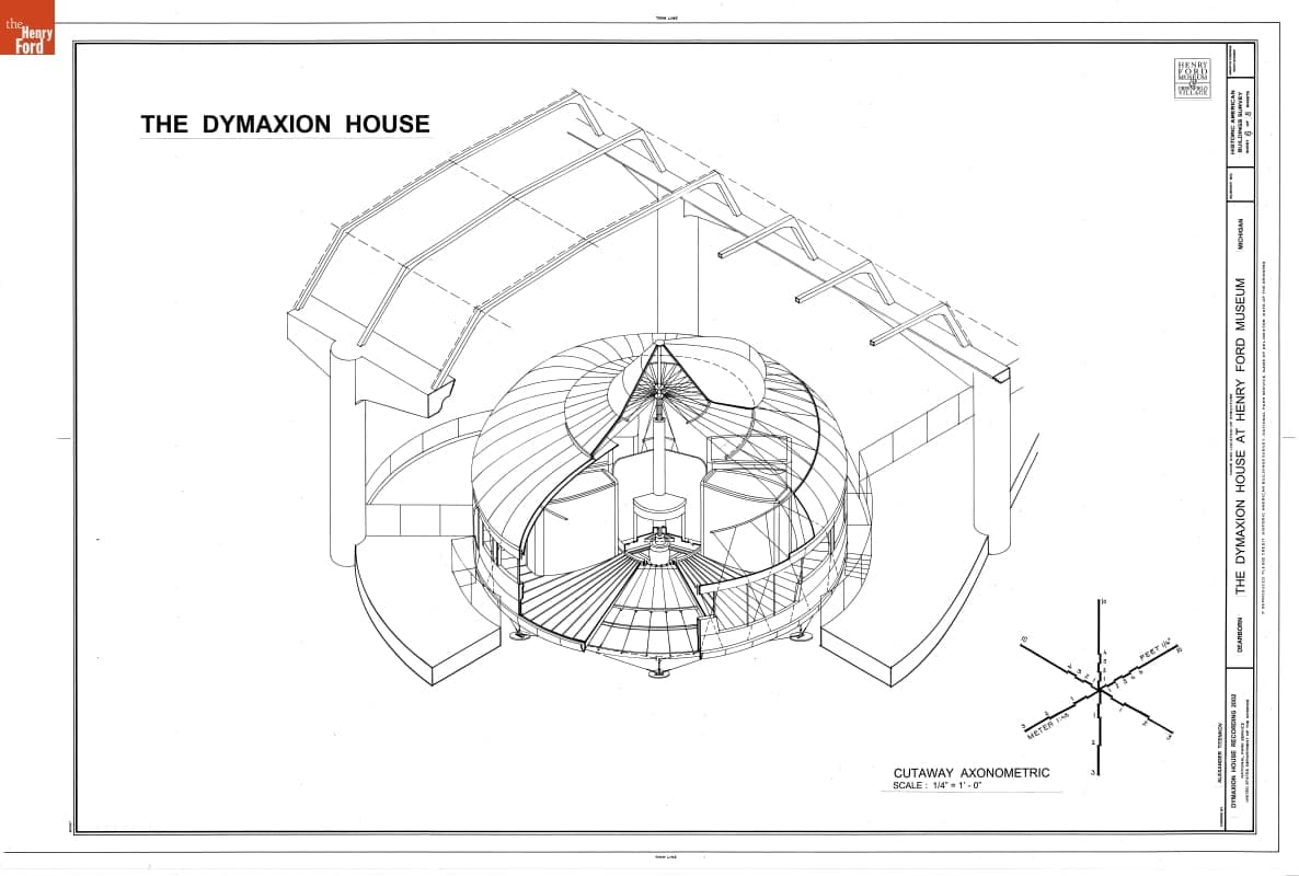 Drawing, "The Dymaxion House at Henry Ford Museum," 2002