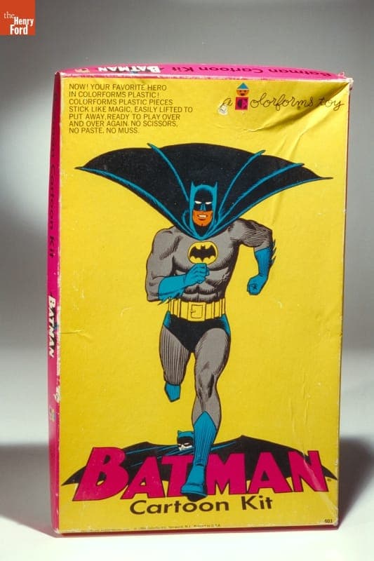 Colorforms, "Batman Cartoon Kit," 1966-1968