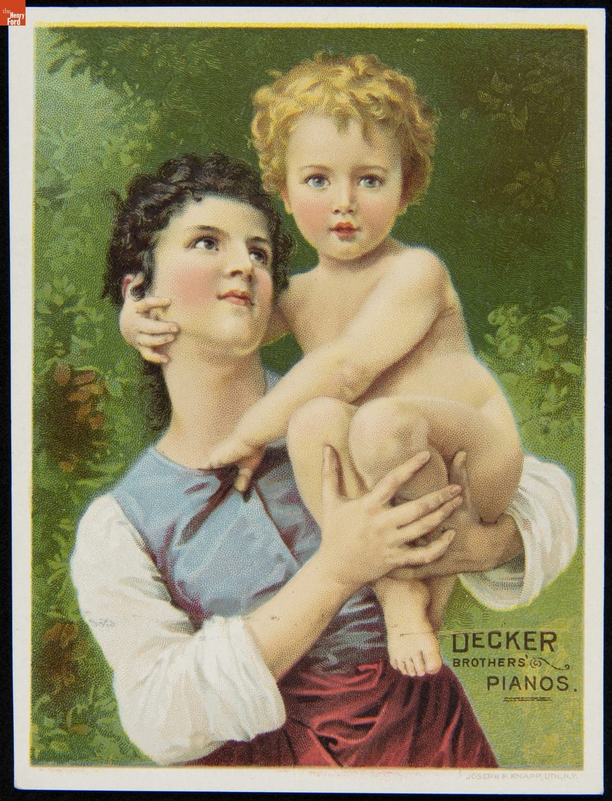 Trade Card for Decker Brothers Pianos, 1862-1900