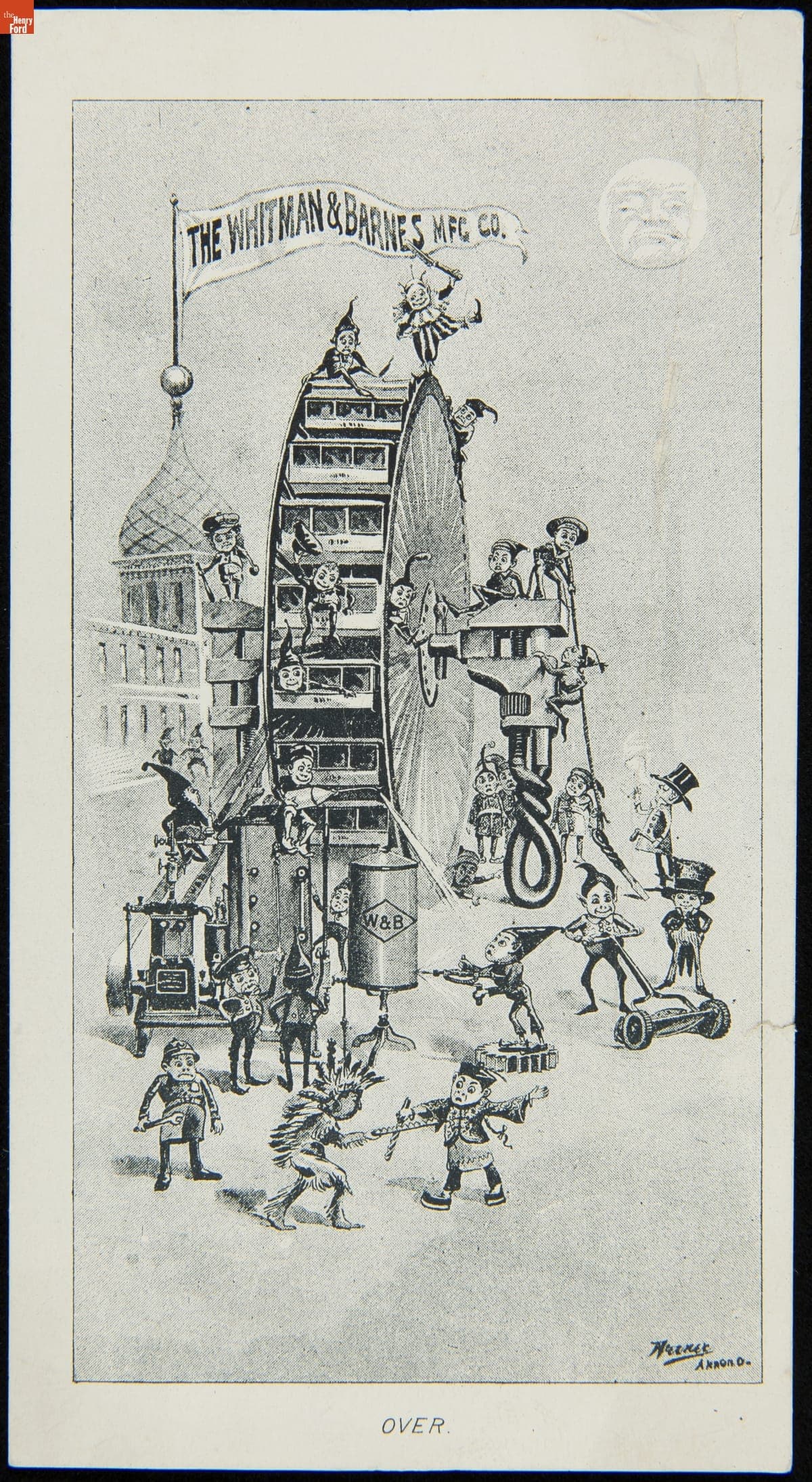 Trade Card for Whitman & Barnes Manufacturing Company, 1880-1900