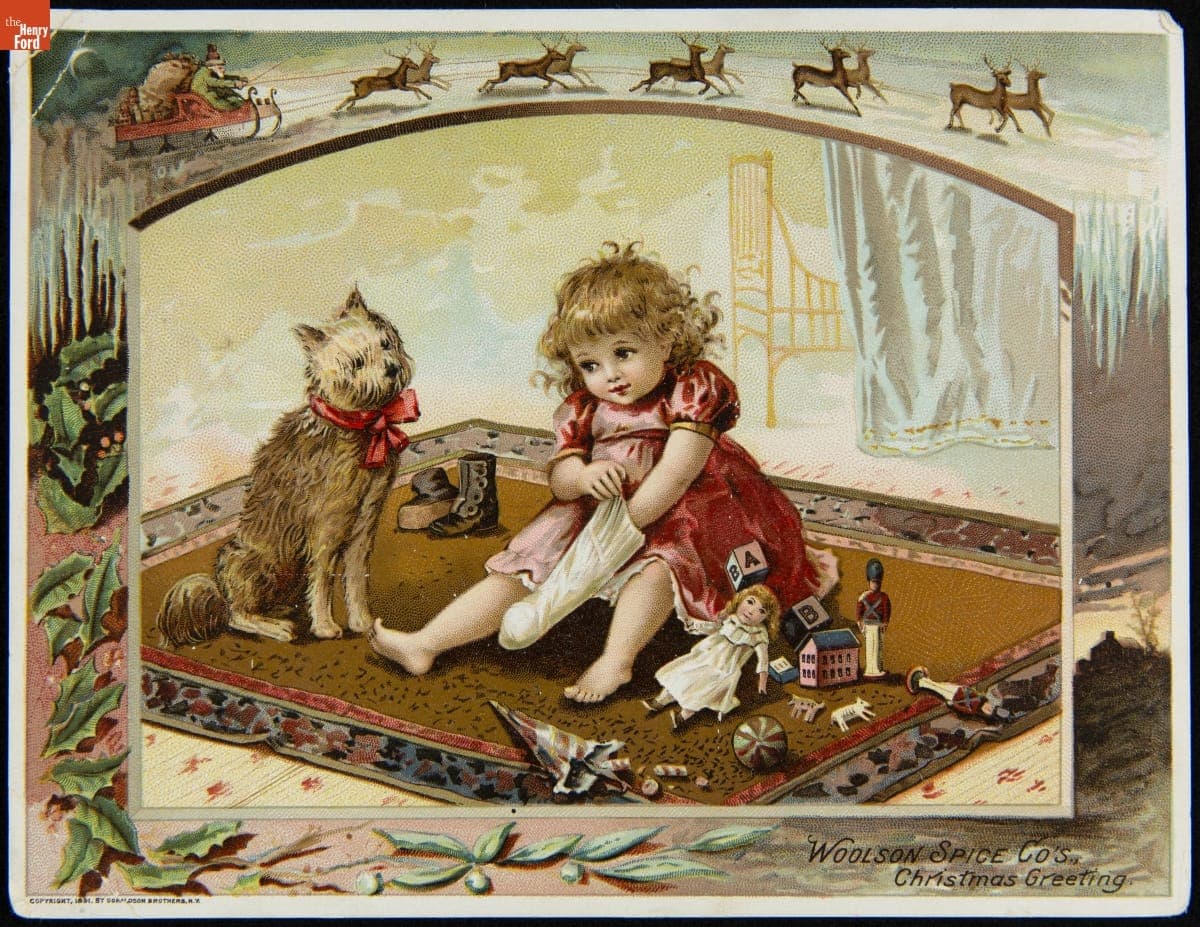 Trade Card for Coffee, Woolson Spice Co., 1891