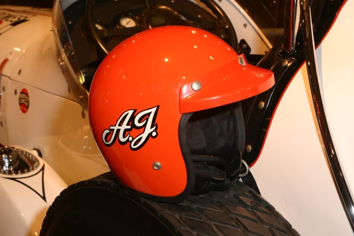 Racing Helmet Worn by A. J. Foyt, 1967-1969