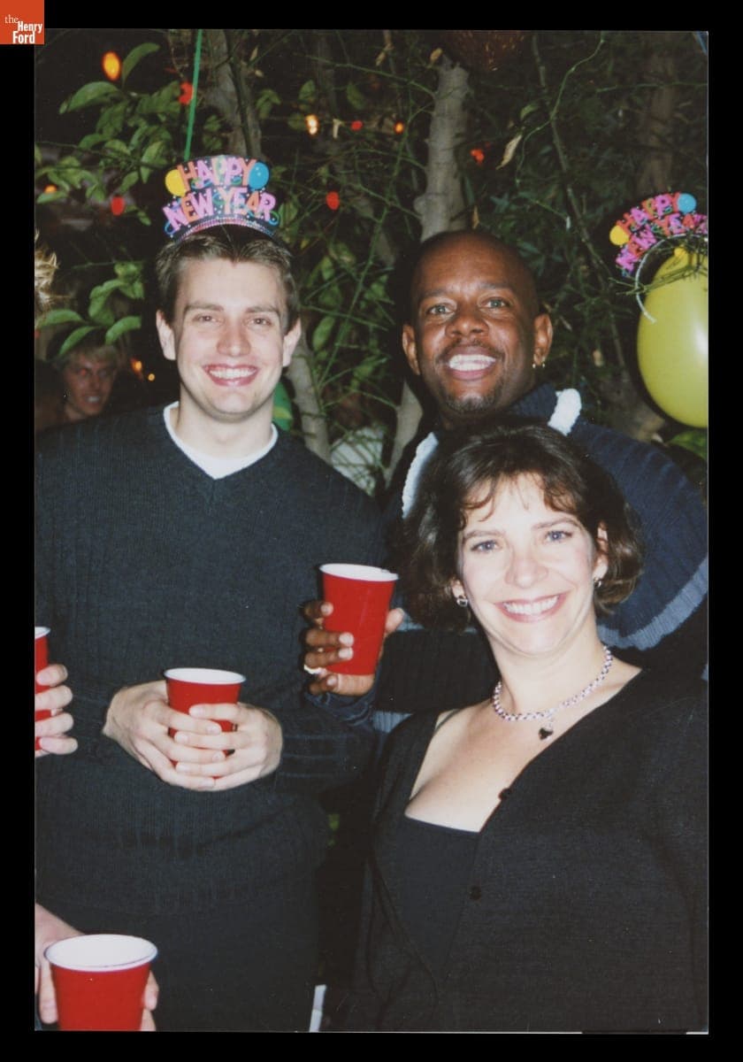 Three People at a New Year's Eve Party, 1995-2005