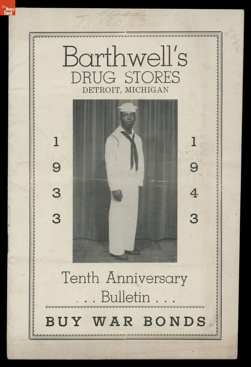Trade Catalog, "Barthwell's Drug Stores Tenth Anniversary Bulletin," 1943