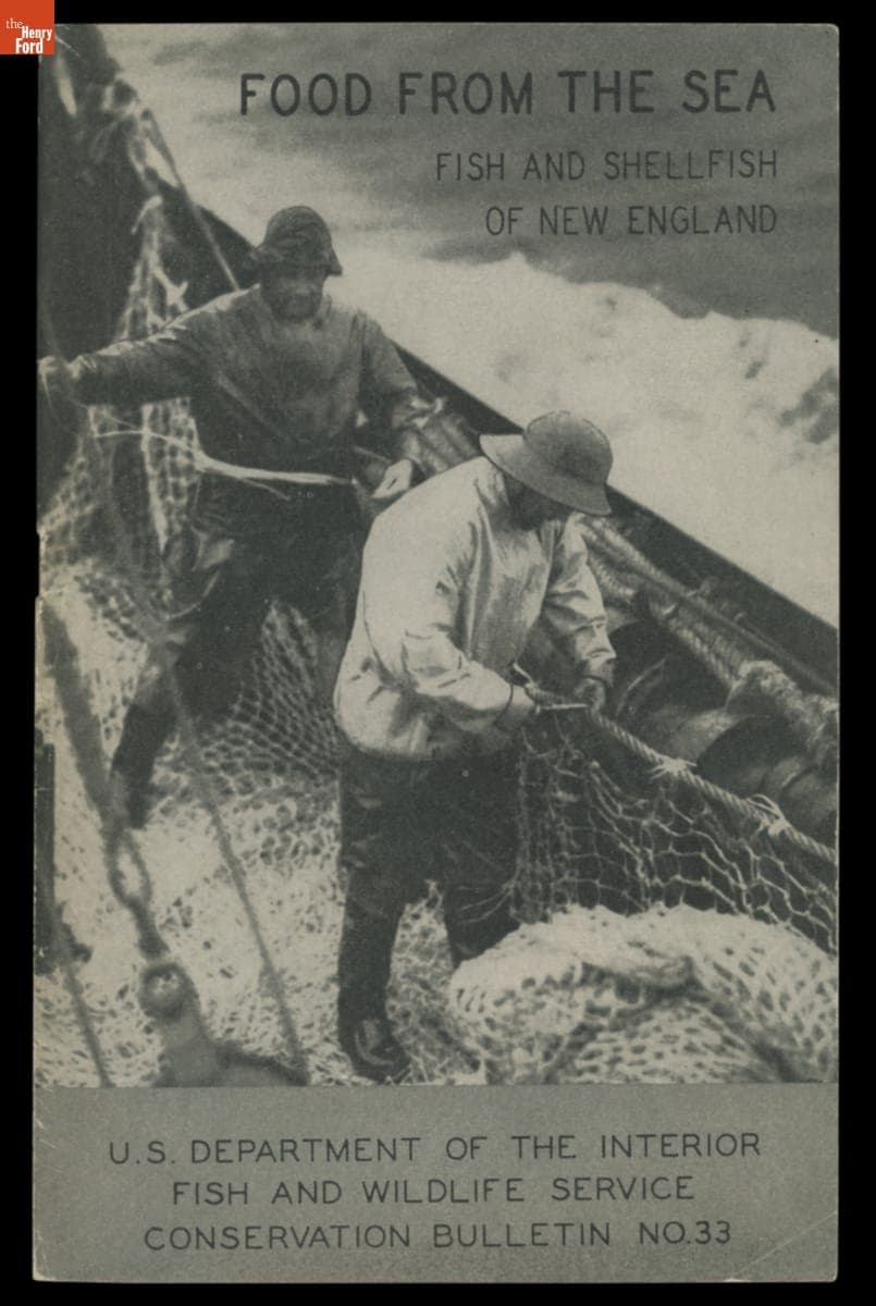 U.S. Department of the Interior Conservation Bulletin No. 33: Food from the Sea, Fish and Shellfish of New England, 1943
