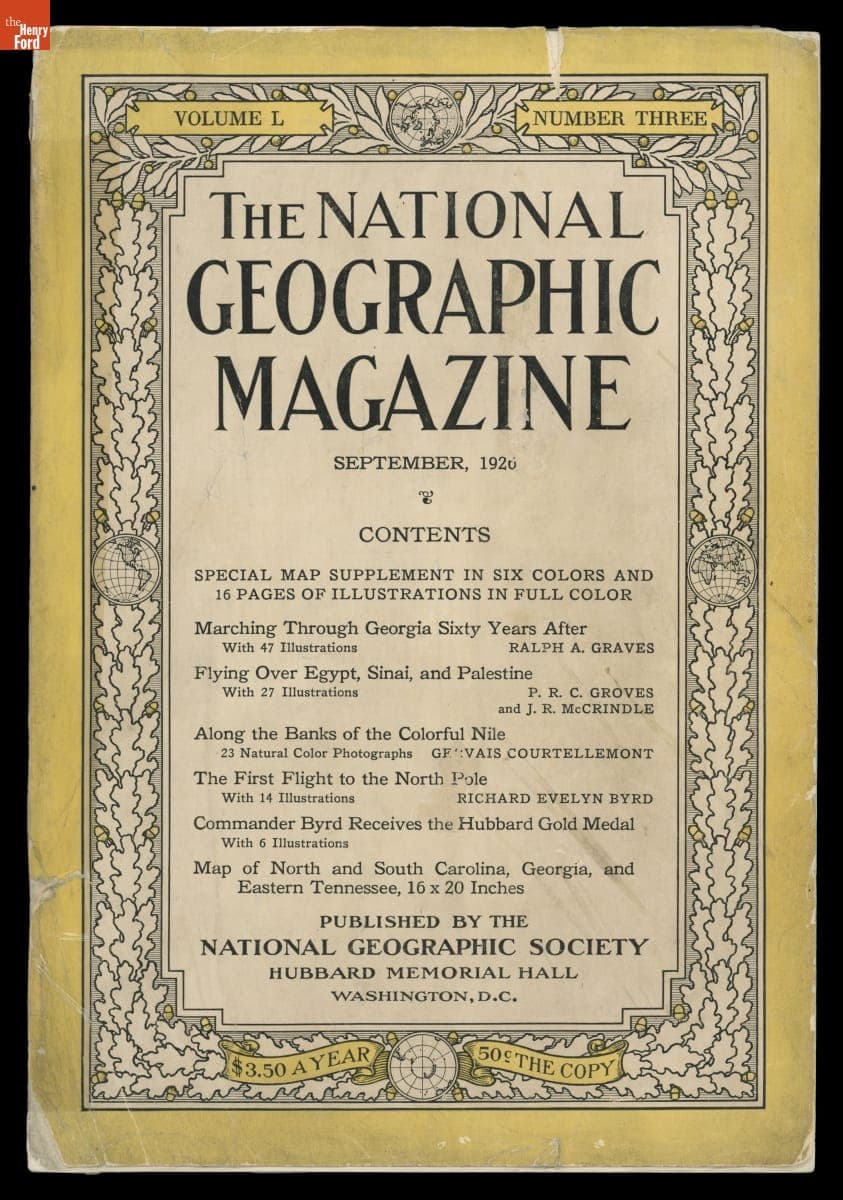 The National Geographic Magazine, Volume L, Number Three, September 1926
