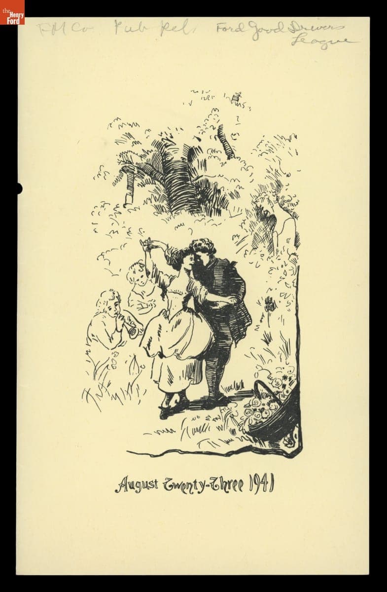 Early American Dancing Party in Honor of the 1941 State Champions of the Ford Good Drivers League