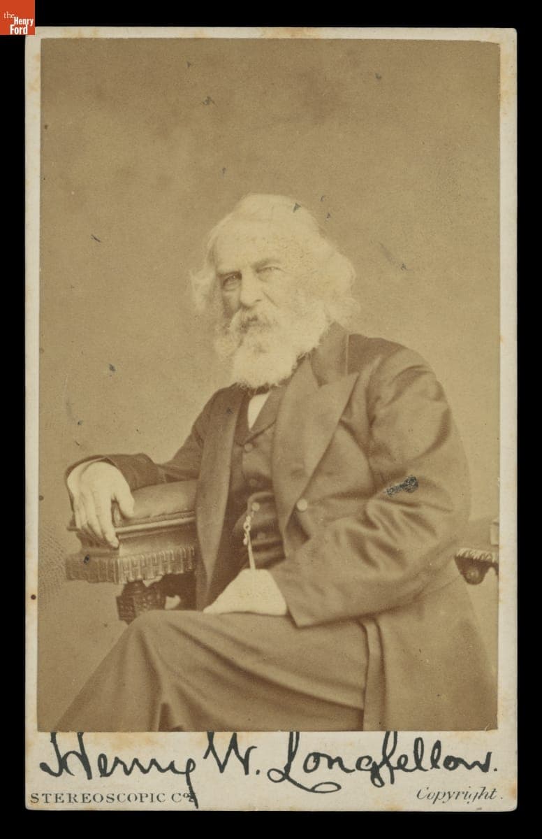 Portrait of Henry Wadsworth Longfellow, circa 1870