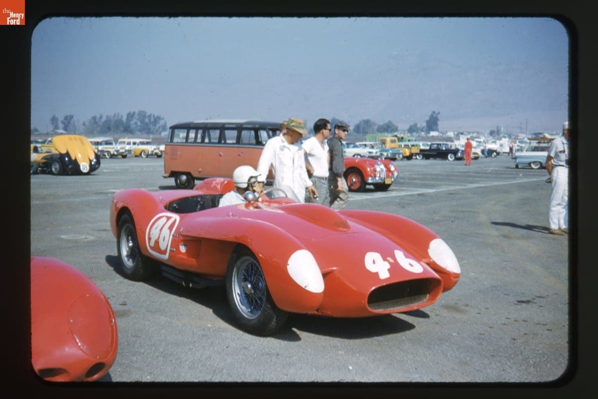 Ferrari Testa Rosa Driven by Dick Morgensen in the 200-Mile Grand Prix, Riverside, California, October 1959