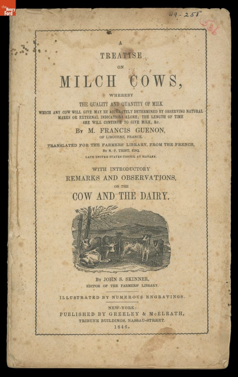 A Treatise on Milch Cows, 1846