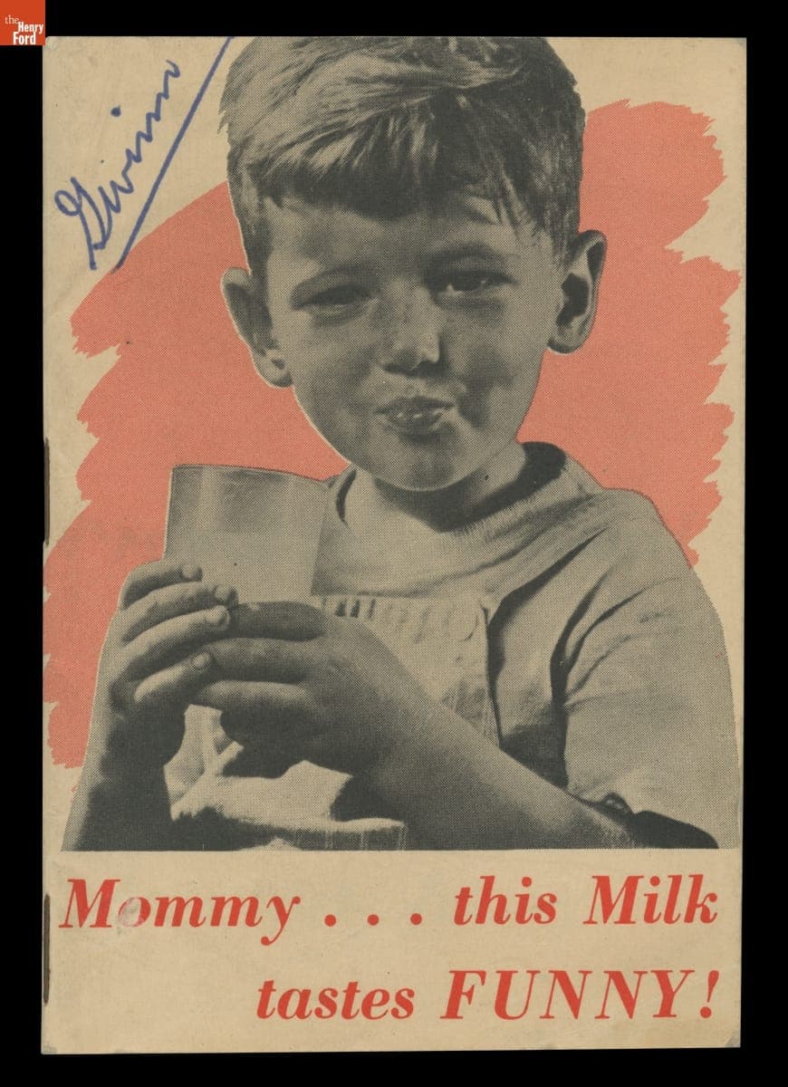 Mommy... this Milk tastes FUNNY!, 1948