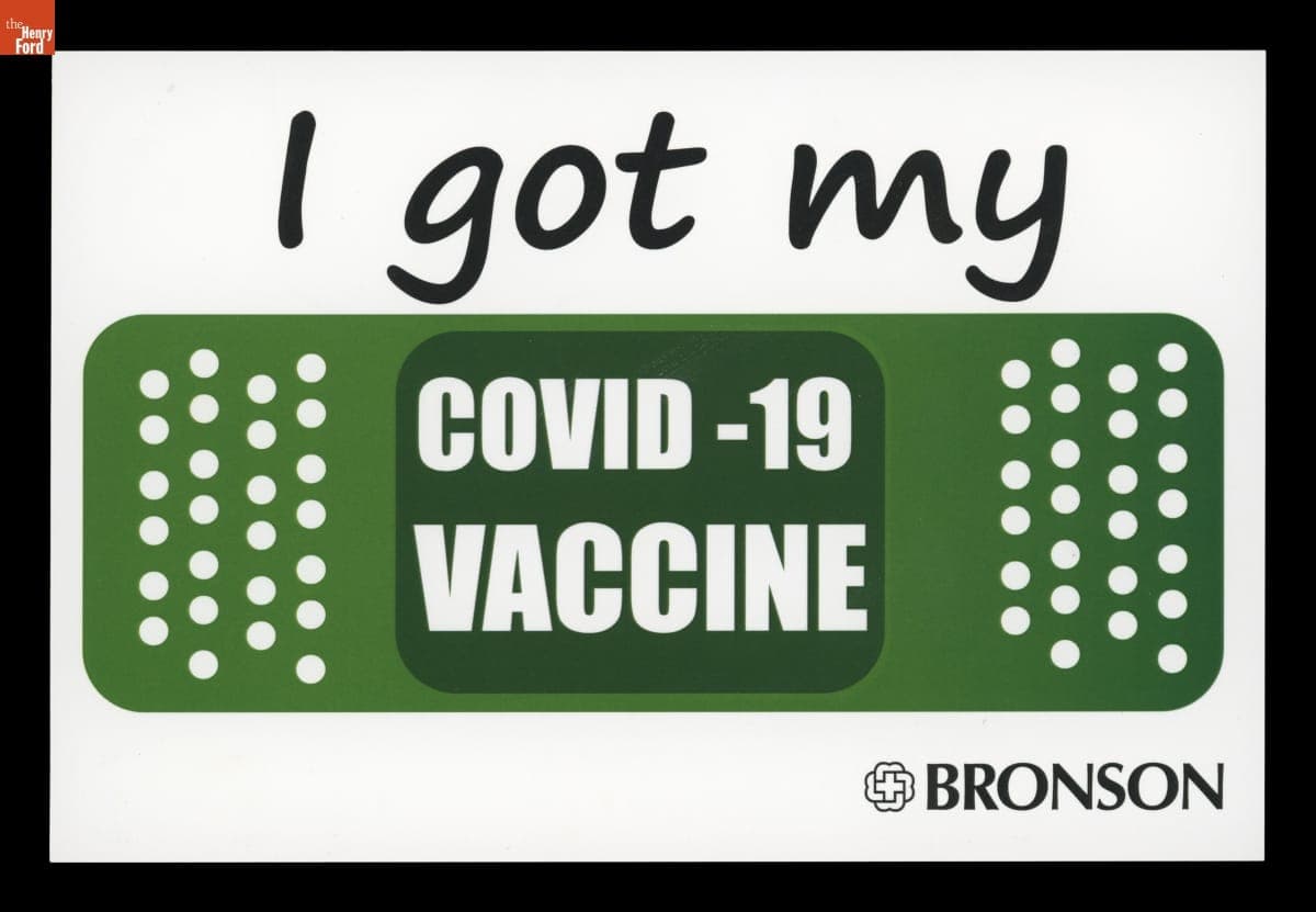 I Got My COVID-19 Vaccine, Bronson Healthcare, December 2020