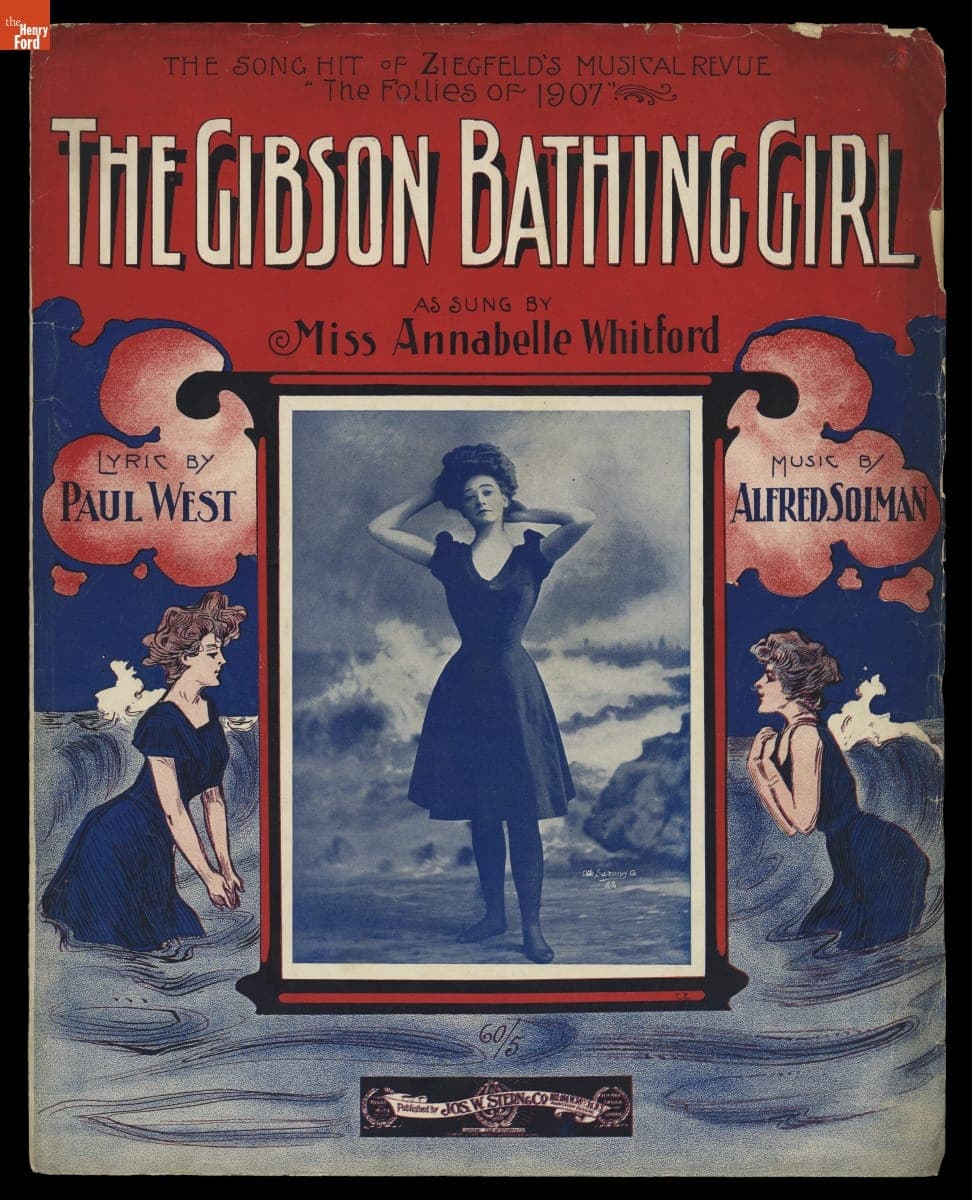 "The Gibson Bathing Girl," 1907