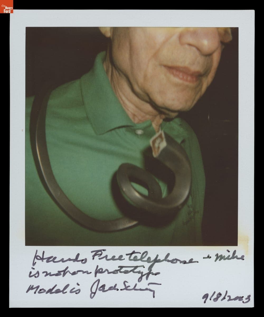 Prototype Sculptural Hands-Free Telephone Designed in 1972 by Lillian Schwartz, Photographed in 2003