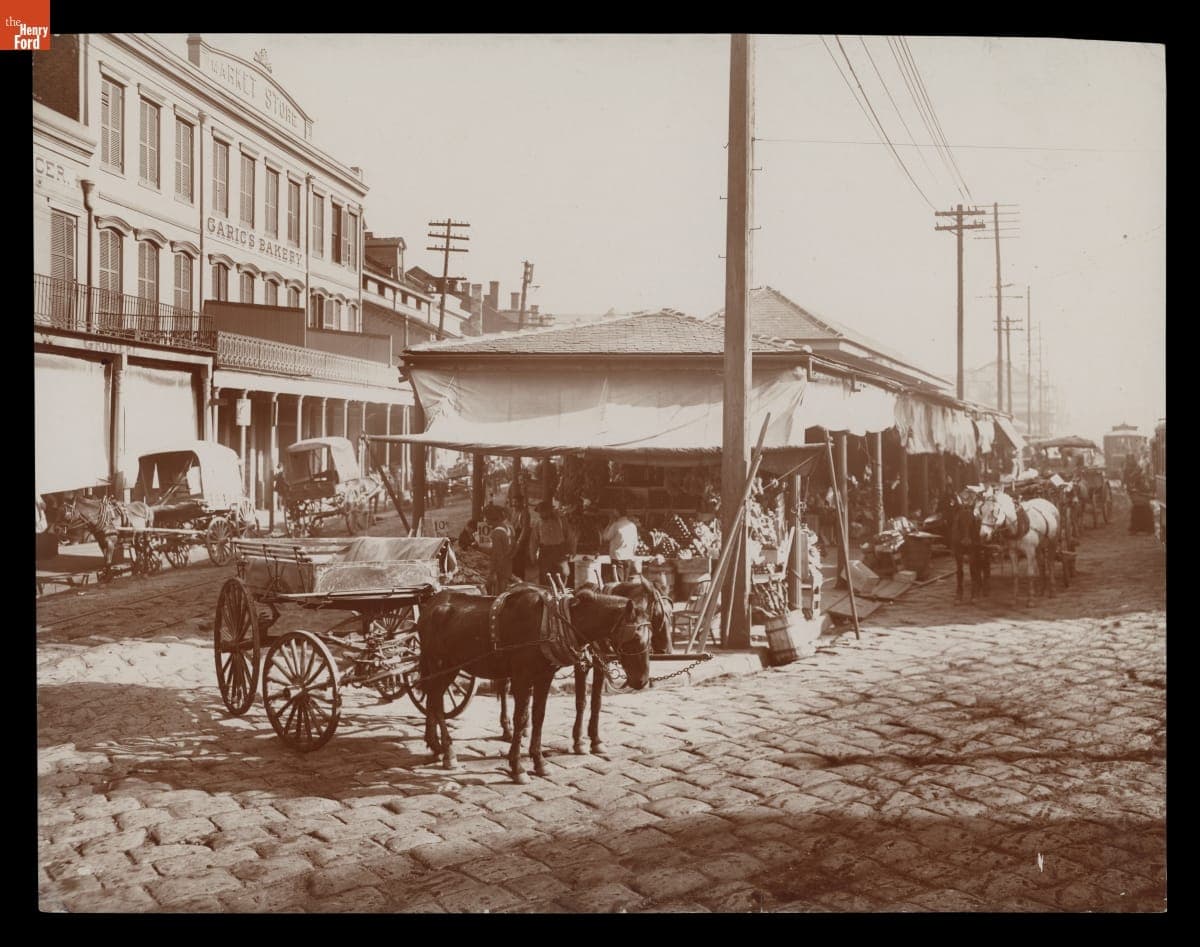 French Market, New Orleans, Louisiana, circa 1906