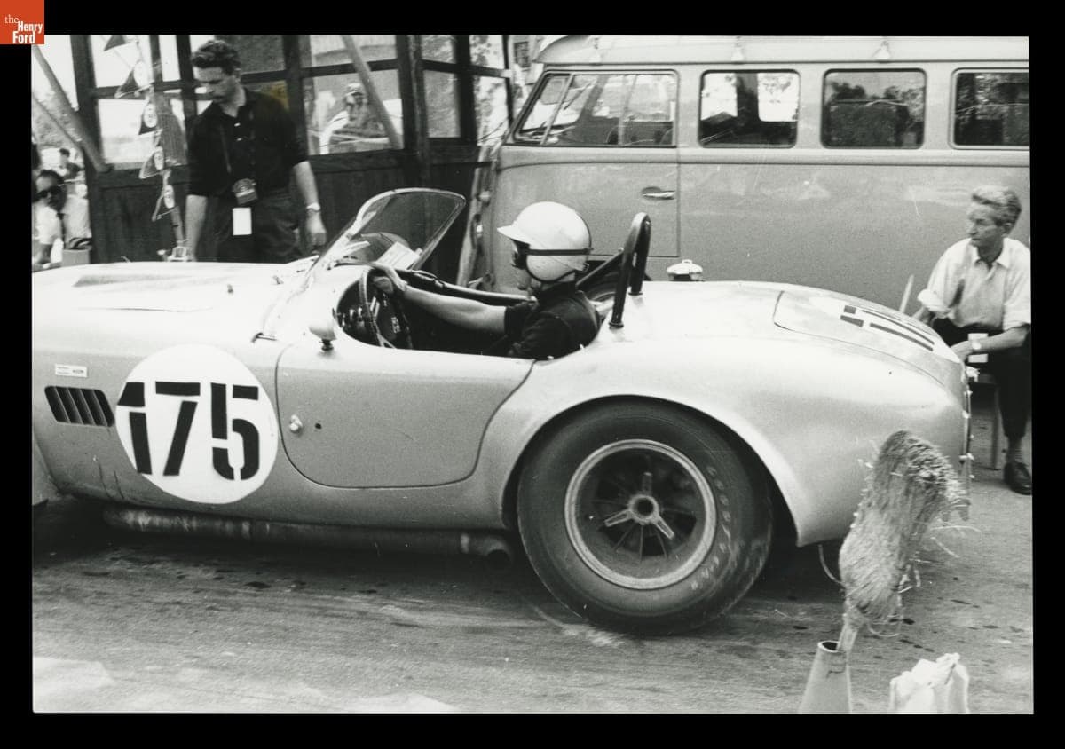 Shelby Cobra Driven by Jochen Neerpasch in the Sierre Montagna Hill Climb, August 1964