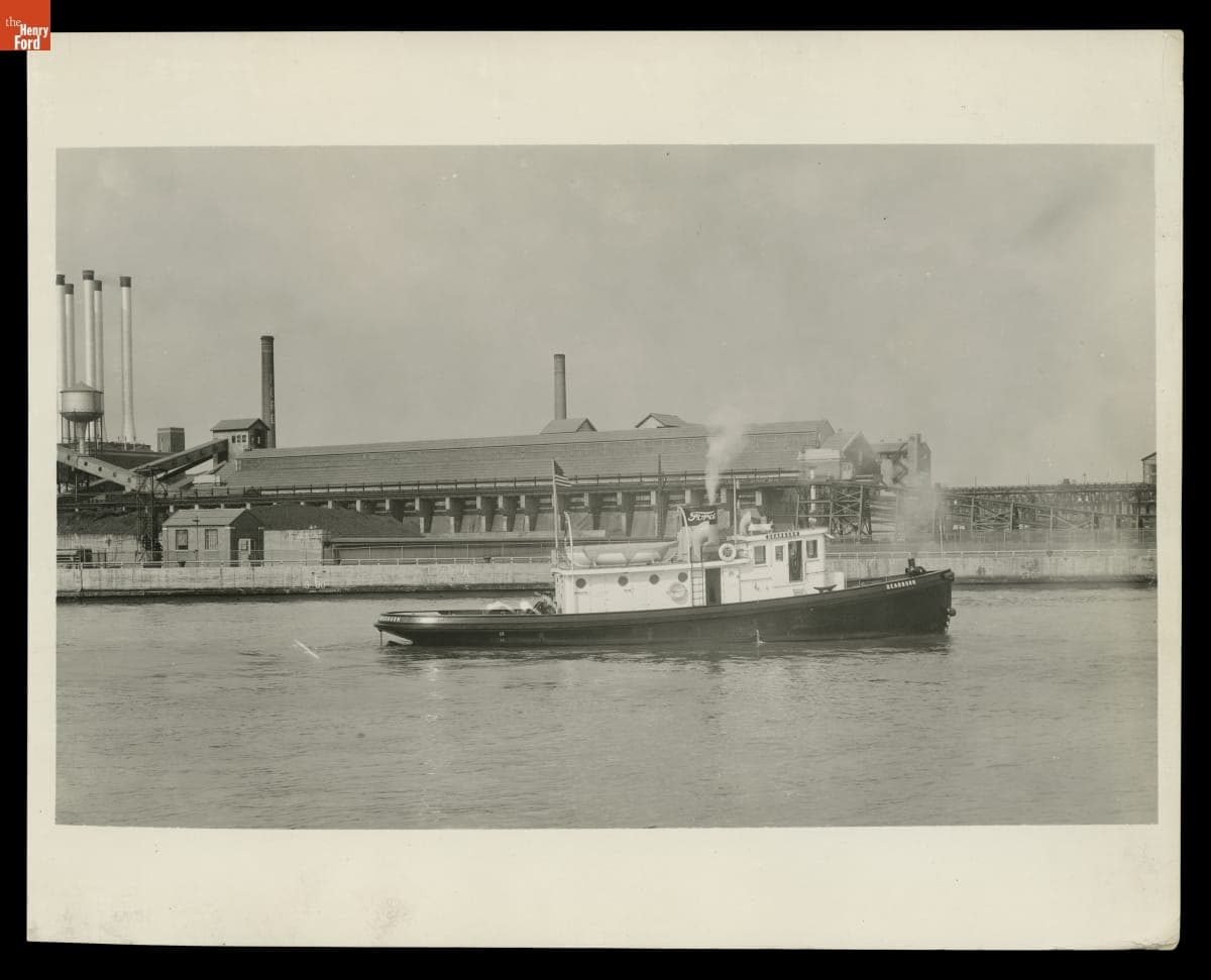 Ford Motor Company Tugboat "Dearborn," August 1932