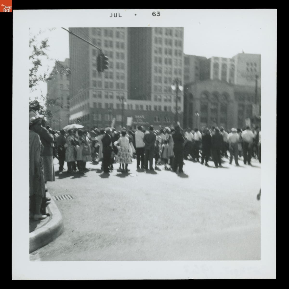 "Walk to Freedom" March in Detroit, Michigan, June 23, 1963