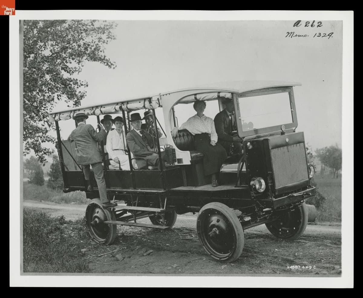 Group of People Riding in a Jeffery Quad, 1913-1928