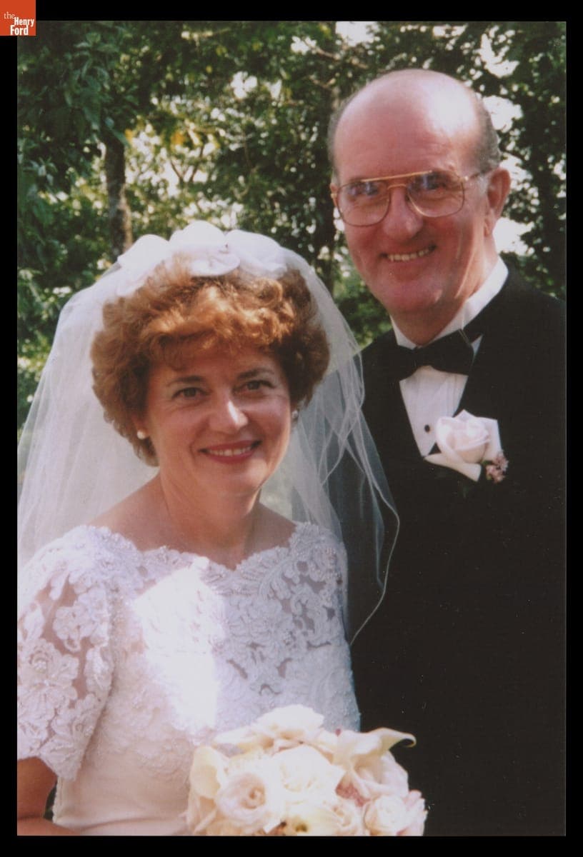 Jane Markiewicz and Michael Duffley on their Wedding Day, August 9, 1998