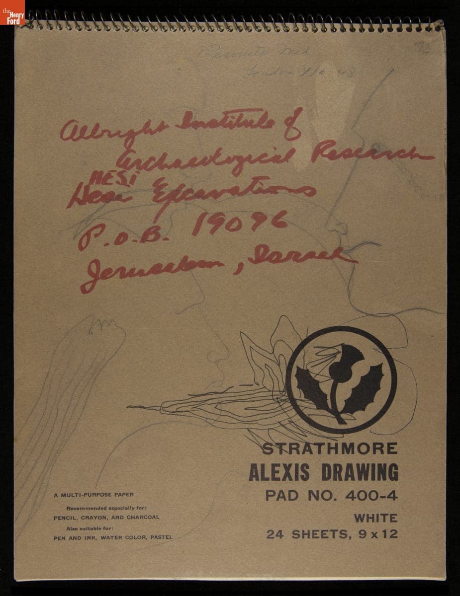 Sketchbook with Notes and Artwork by Lillian F. Schwartz