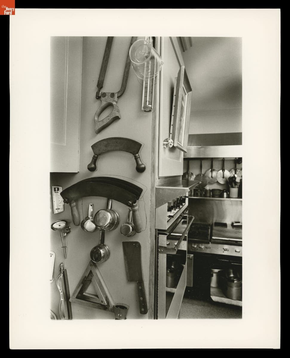 Knives and Other Tools in Julia Child's Kitchen, 1977