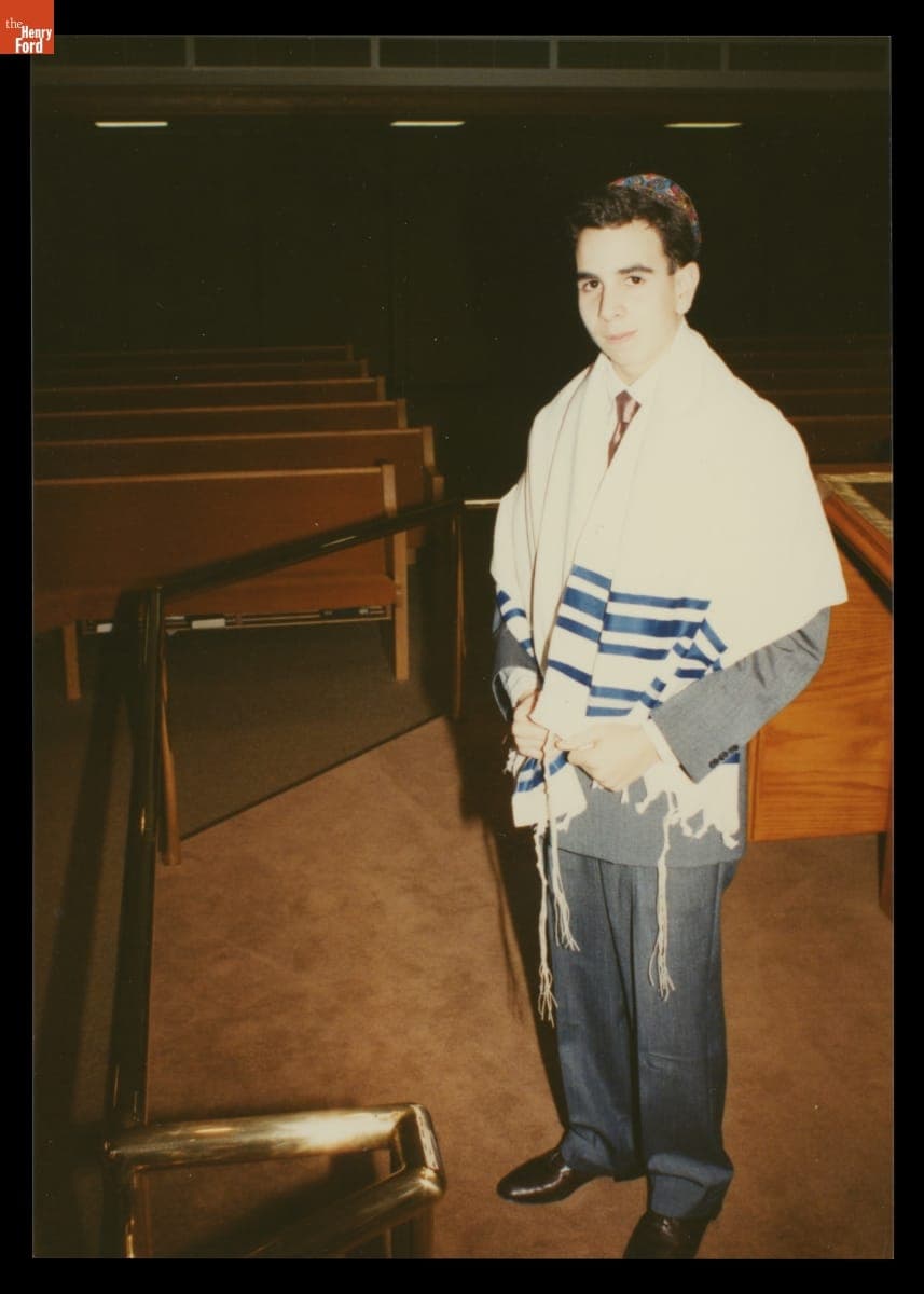 Michael Endelman, Dressed for His Bar Mitzvah, 1989