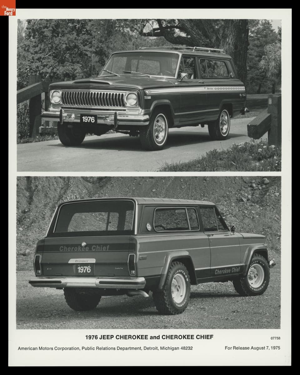 "1976 Jeep Cherokee and Cherokee Chief"