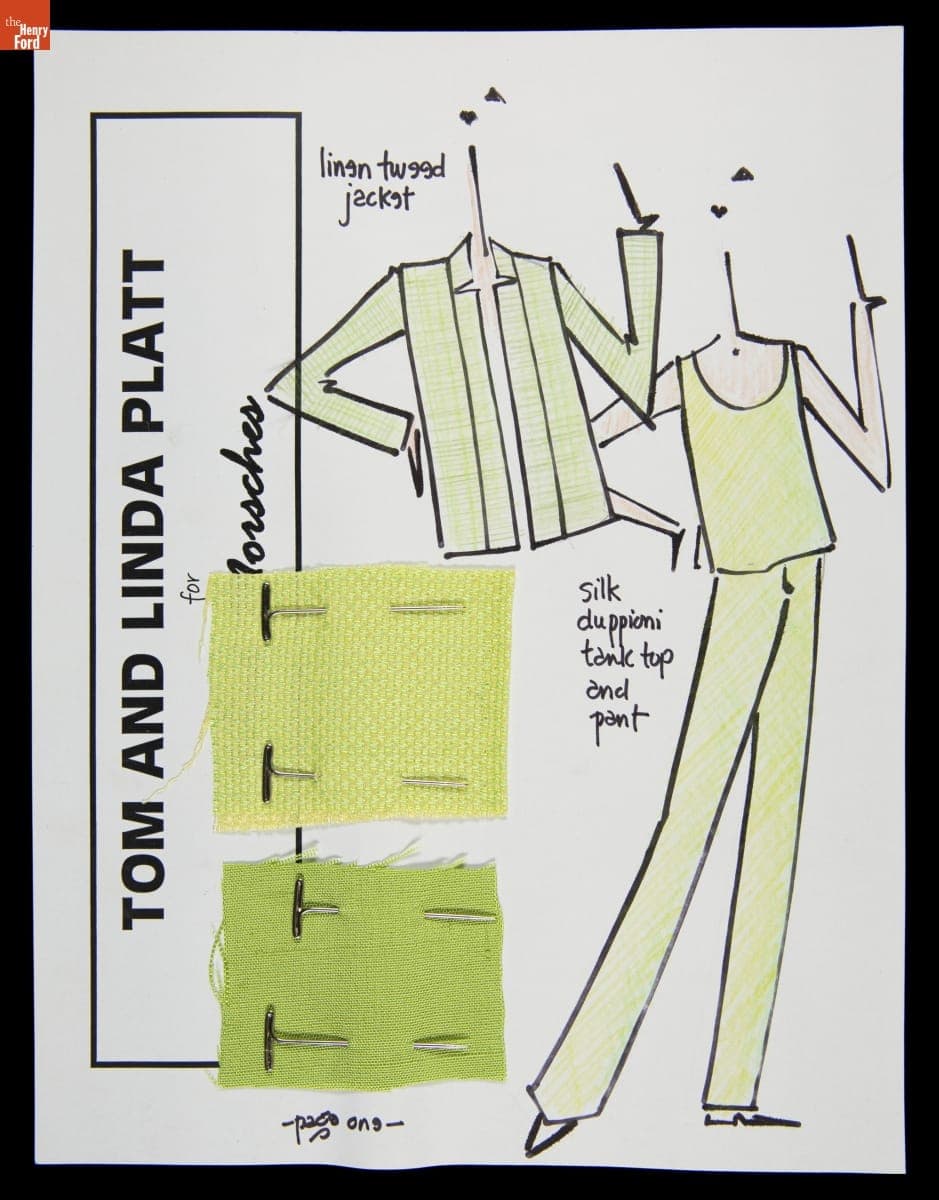 Tom and Linda Platt Clothing Design Album Made for Winifred Morsches, 2007