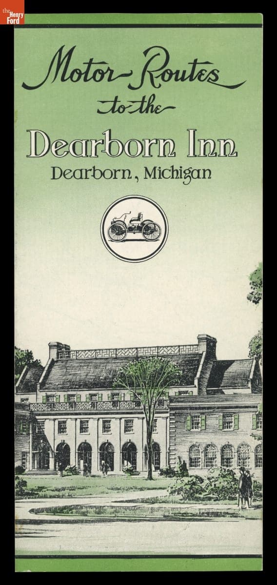 "Motor Routes to the Dearborn Inn" and "Motor Routes to the Nittany Lion," 1932