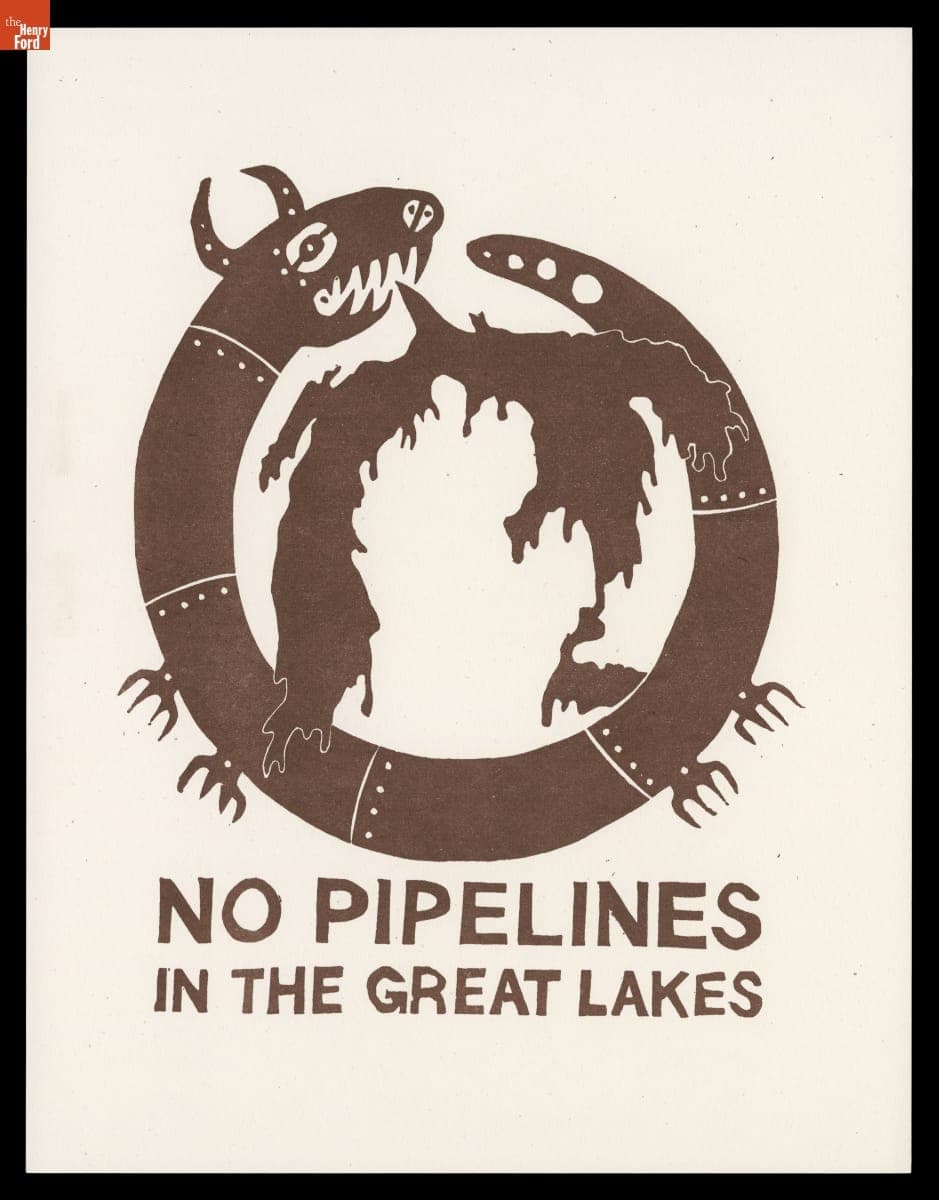 "No Pipelines in the Great Lakes," July 2020