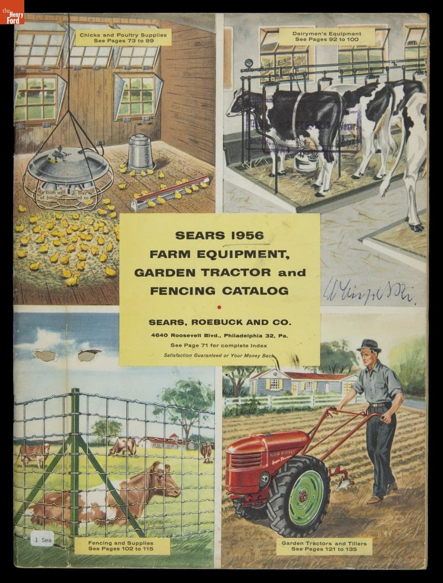 "Sears 1956 Farm Equipment, Garden Tractor, and Fencing Catalog"