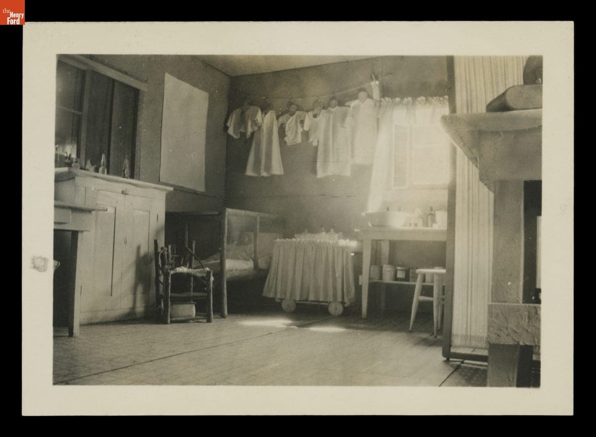 "Corner of Dispensary in the Temporary Quarters of the Kentucky Committee at Hyden," 1927-1929