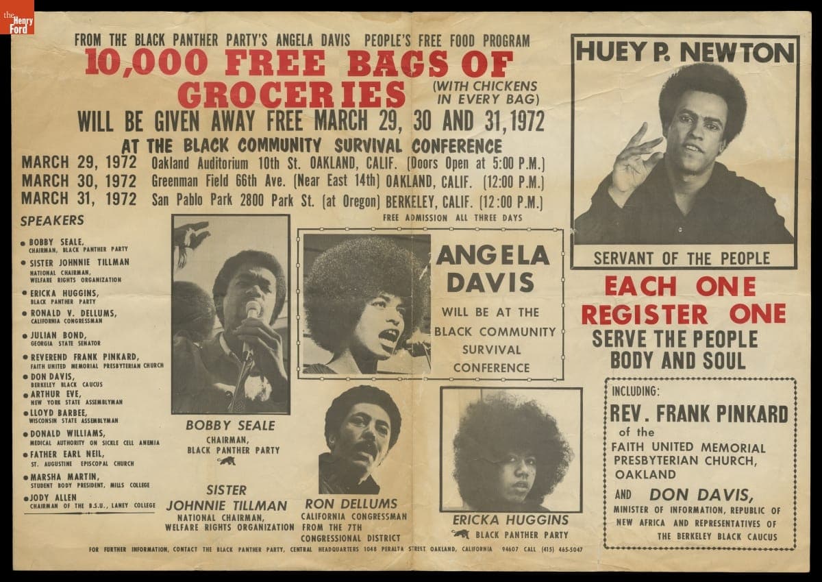 "The Black Community Survival Conference," March 29-31, 1972