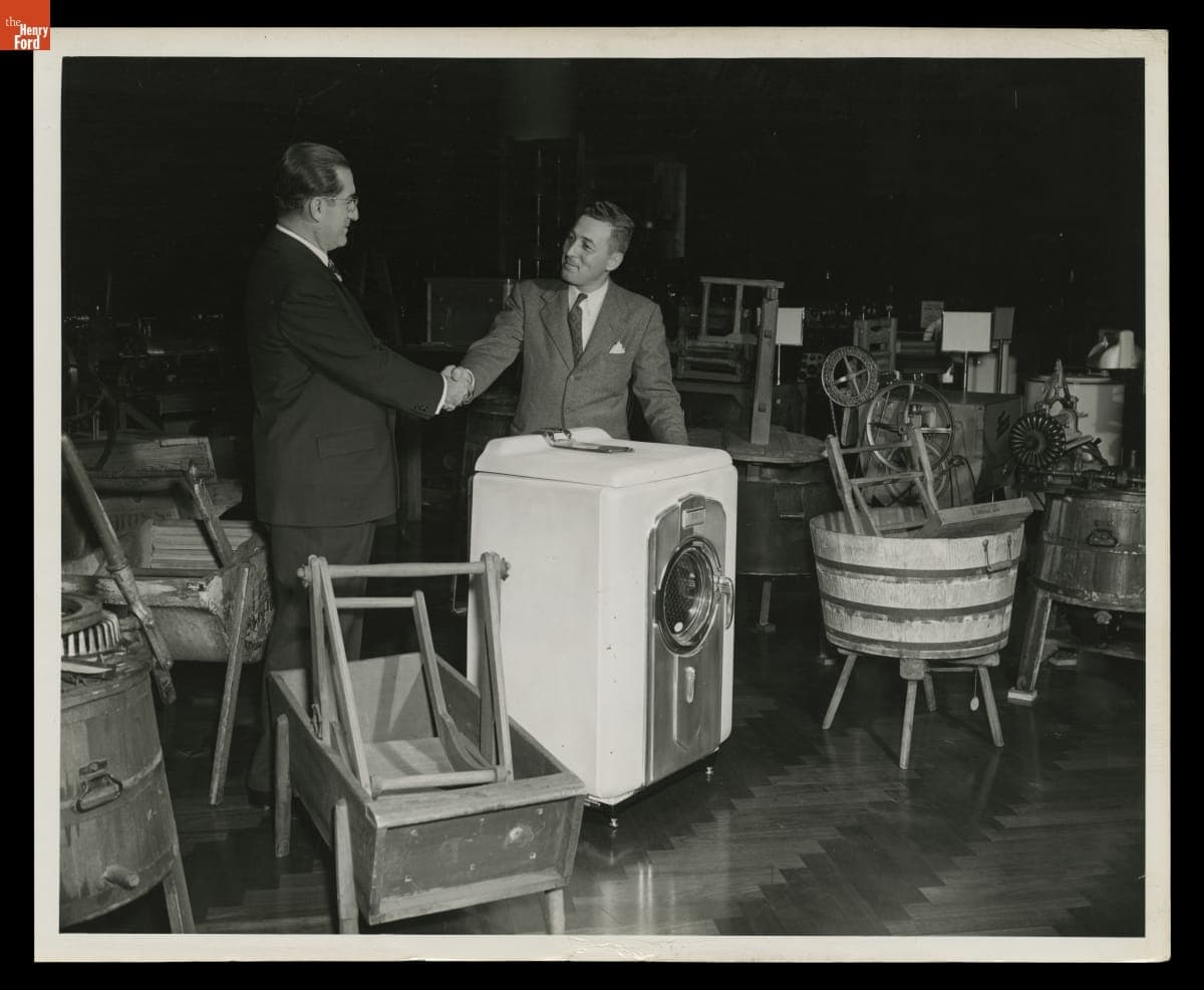 Donation of the Millionth Bendix Washing Machine Manufactured to Henry Ford Museum, October 1947