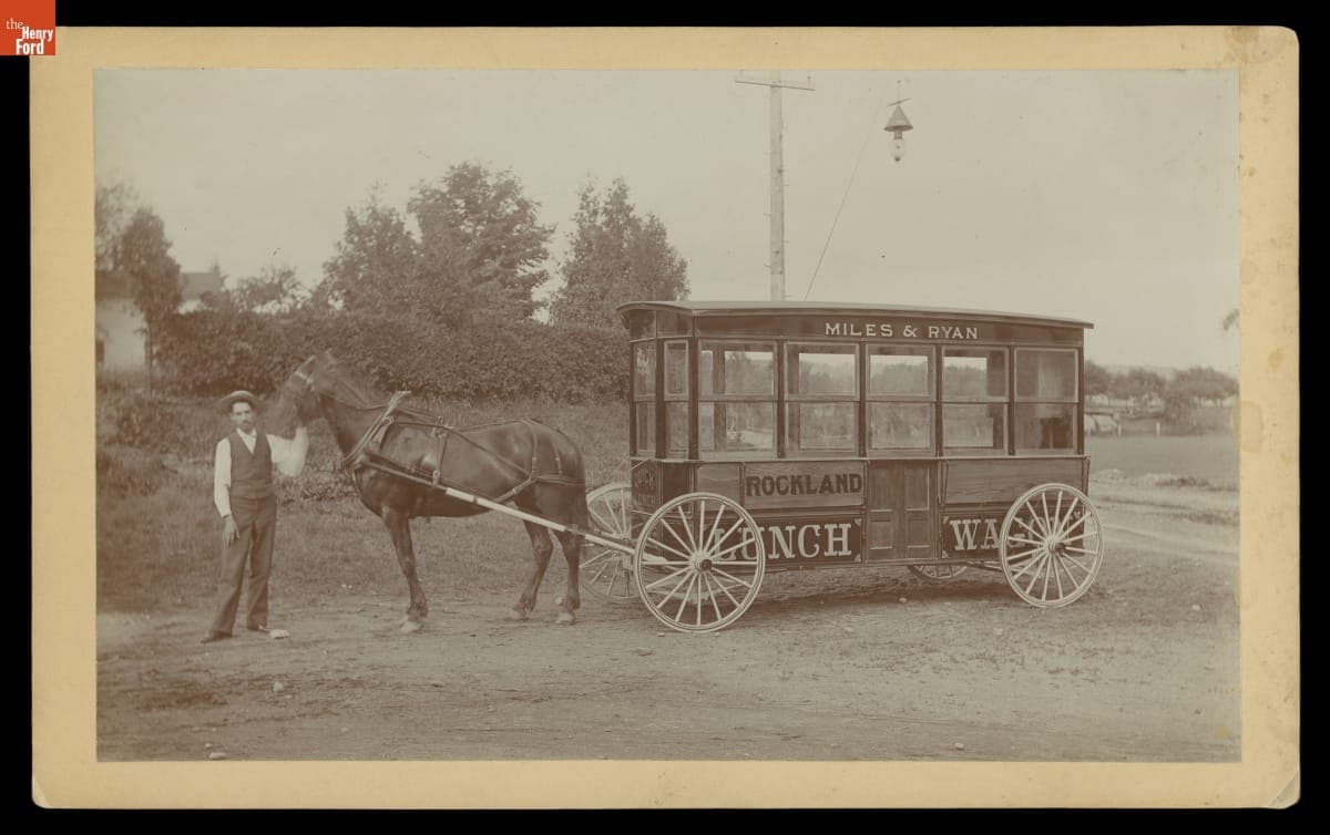 Miles & Ryan Lunch Wagon, 1880-1910