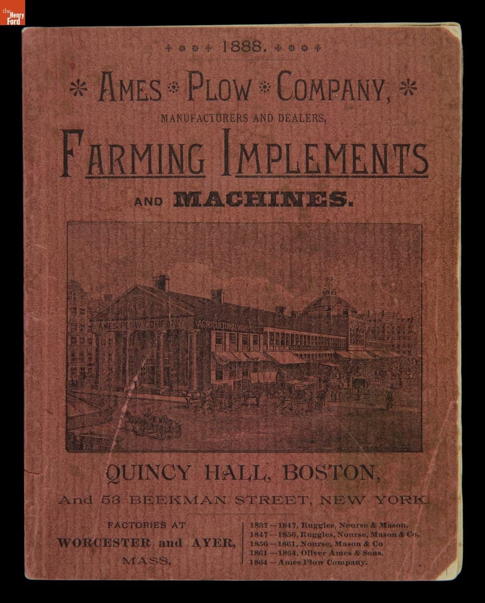 "Ames Plow Company, Manufacturers and Dealers, Farming Implements and Machines," 1888