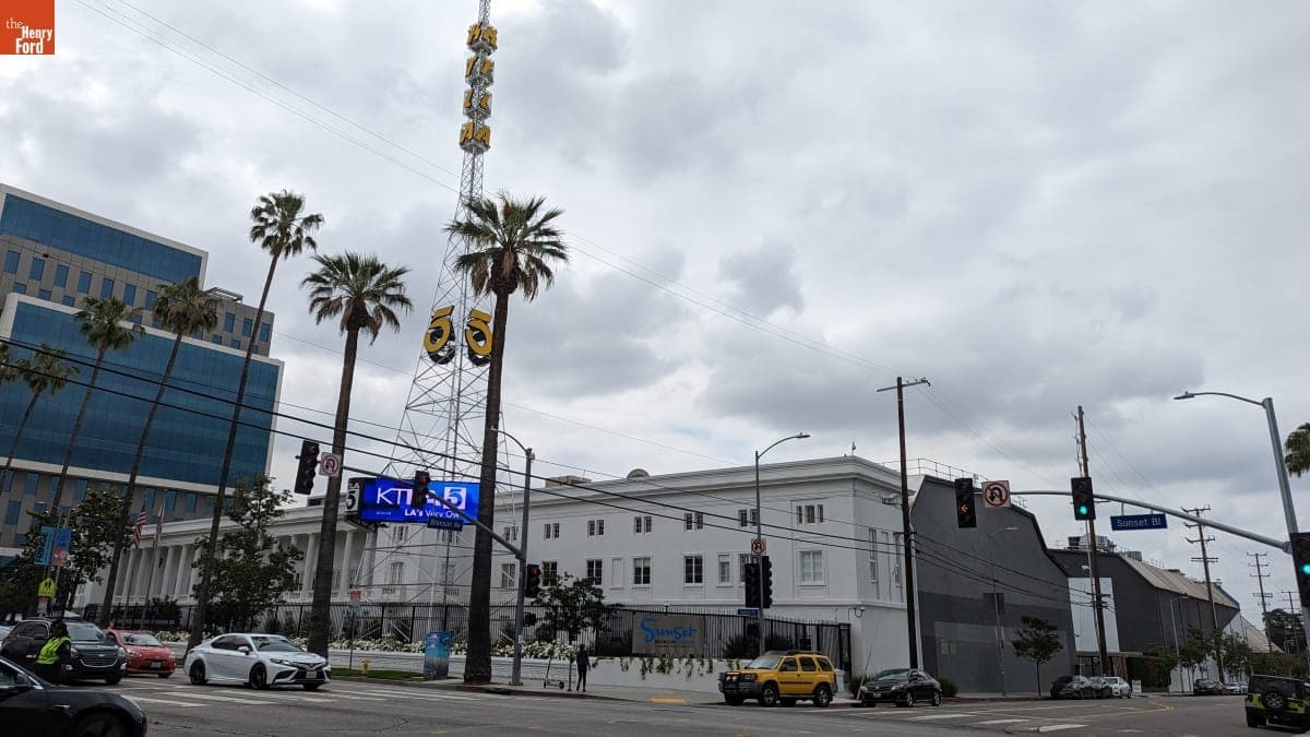 Sunset Boulevard in Front of KTLA, Location of Writers' Guild of America Picket Lines, June 3, 2023