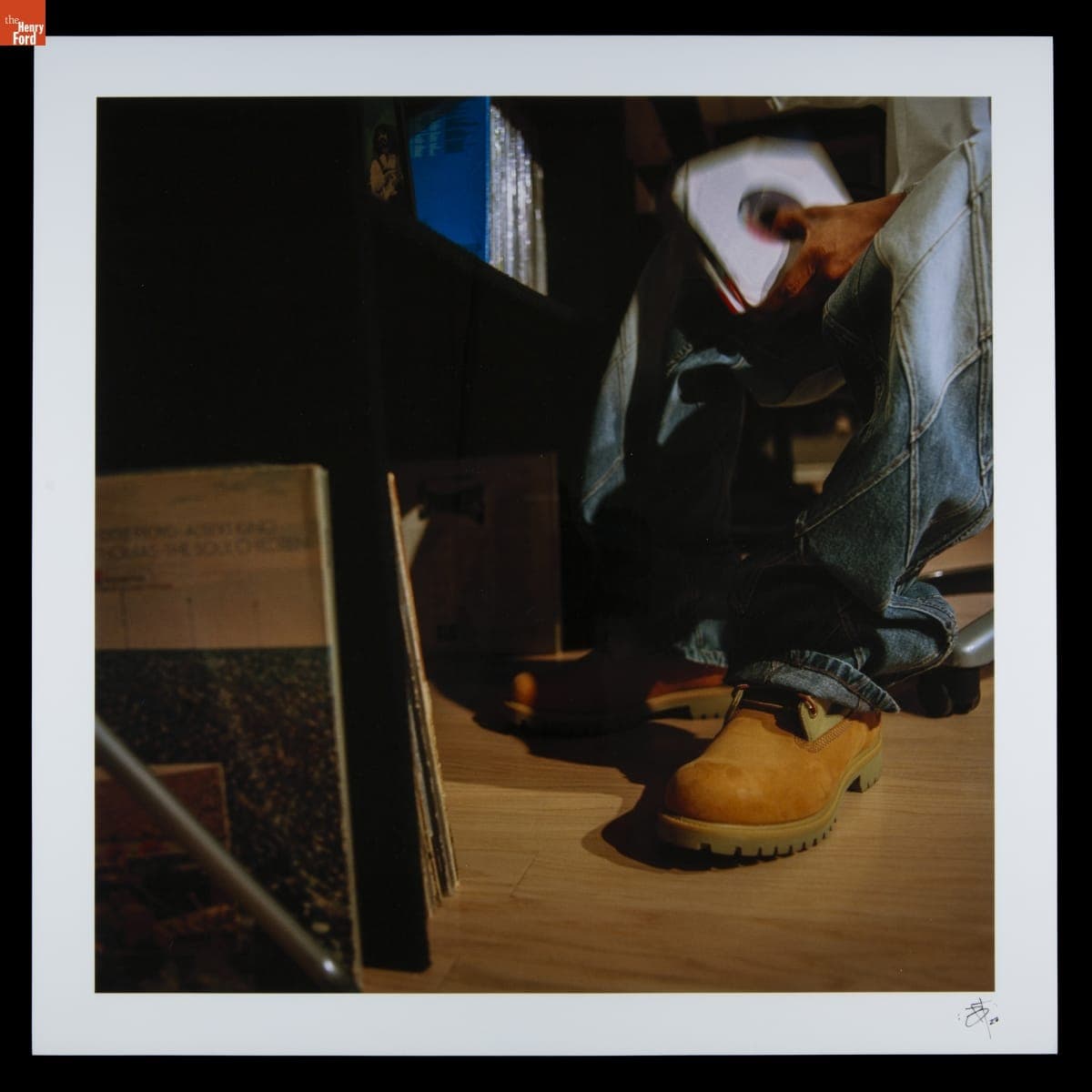 J Dilla Working in his Studio in Clinton Township, Michigan, 2000