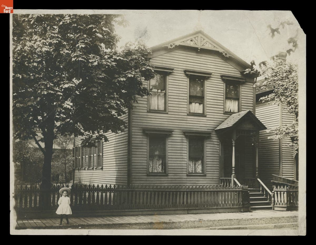 Julia and Ulysses S. Grant House, 253 Fort Street East, Detroit, Michigan, circa 1906