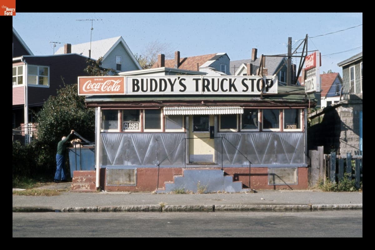 Buddy's Truck Stop, Somerville, Massachusetts, 1974